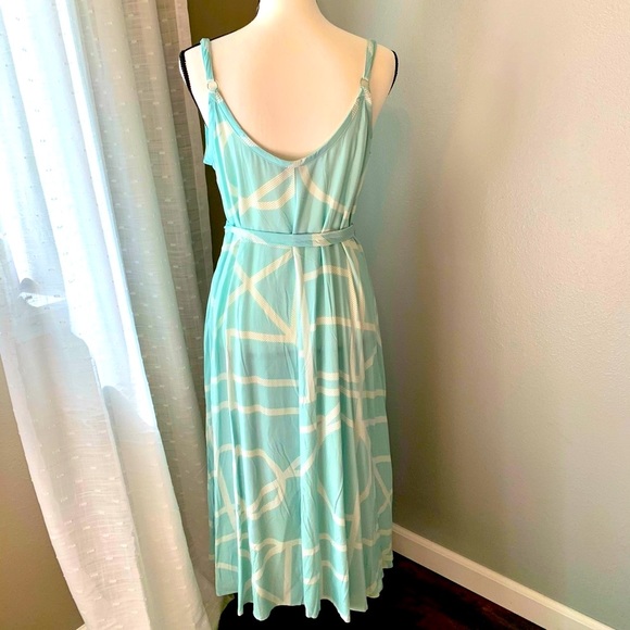 Torrid Midi Dress! Light Blue! NWT! Size 00X - Picture 5 of 7